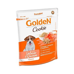 GoldeN Cookie Cães Filhotes Salmão e Quinoa 350g
