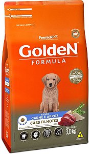 GoldeN Fórmula Cães Filhotes Carne