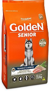 GoldeN Fórmula Cães Senior Frango e Arroz 15Kg