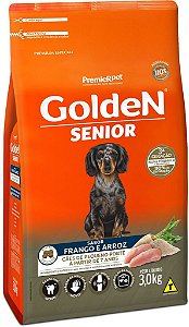 GoldeN Fórmula Cães Senior Raças Pequenas Frango e Arroz