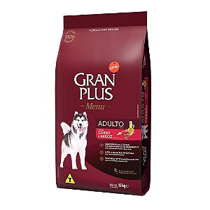 Gran Plus Cães Adultos Carne e Arroz