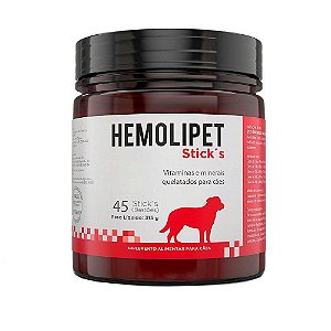 Hemolipet Sticks 315g com 45 Sticks
