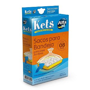 Kets Sacos para Bandeja de Areia com 8 Unidades