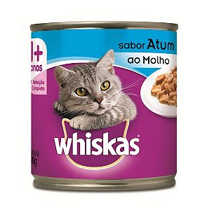 Lata Whiskas Atum Pedaços ao Molho 290g