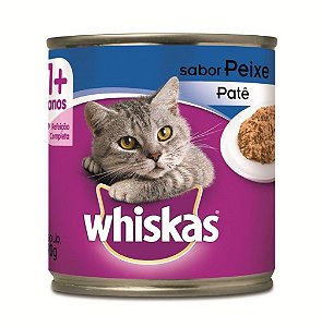 Lata Whiskas Patê de Peixe 290g