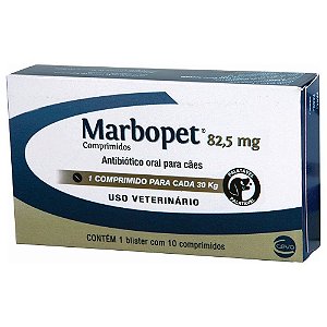 Marbopet 82,5mg com 10 Comprimidos