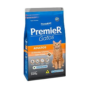 PremieR Ambientes Internos Gatos Adultos Frango