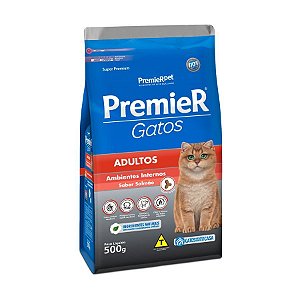 PremieR Ambientes Internos Gatos Adultos Salmão