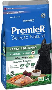 PremieR Seleção Natural Cães Adultos Raças Pequenas Frango Korin