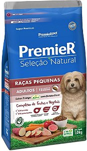 PremieR Seleção Natural Cães Adultos Raças Pequenas Frango Korin com Batata Doce
