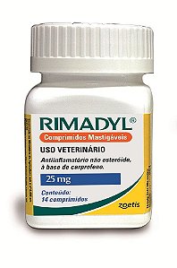 Rimadyl Mastigável 25mg com 14 Comprimidos