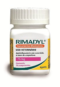 Rimadyl Mastigável 75mg com 14 Comprimidos