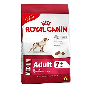 Royal Canin Cães Adultos 7+ Medium 15Kg