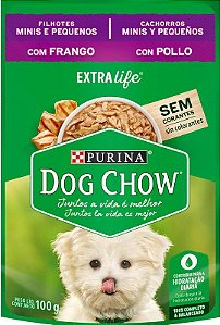 Sachê Dog Chow Filhotes Raças Pequenas Frango 100g