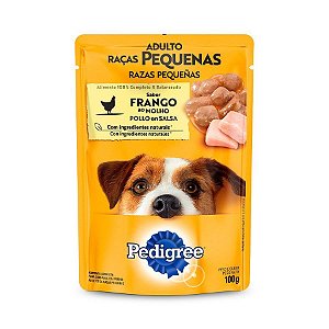 Sachê Pedigree Raças Pequenas Frango ao Molho 100g