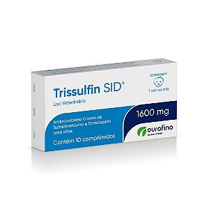 Trissulfin SID 1600mg com 5 Comprimidos