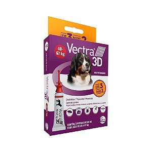 Vectra 3D Cães 40 a 67kg Caixa com 1 Unidade