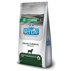 VetLife Cães Adultos Obesity e Diabetic 2Kg