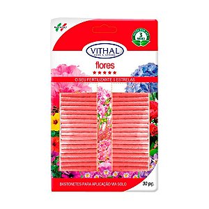 Vithal Bastonetes Flores 30 Unidades