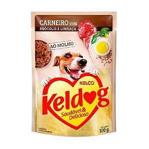 Sachê Keldog Carneiro com Brócolis e Linhaça 100g