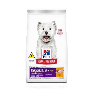 Hills Cães Adultos Pedaços Pequenos Pele Sensível 6Kg