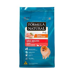 Formula Natural Pró Cães Adultos Raças Pequenas e Mini Frango e Arroz Integral 15Kg