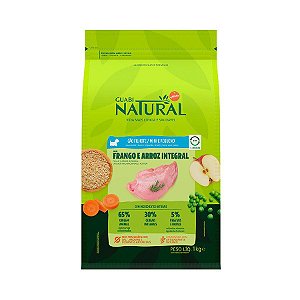 Guabi Natural Cães Filhotes Mini e Pequenos Frango e Arroz 1Kg