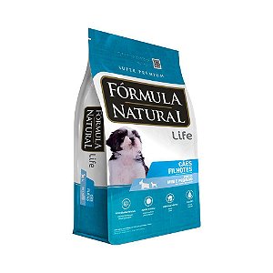 Formula Natural Life Cães Filhotes Raças Pequenas e Mini 15Kg