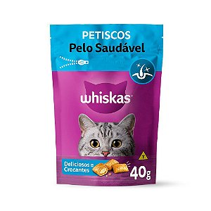 Whiskas Temptations Pelo Saudável 40g