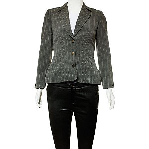 THIERRY MUGLER | Blazer Thierry Mugler Viscose Cinza