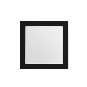 PAINEL LED EMBUTIR 12W QUADRADO PRETO 3000K