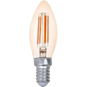 LAMPADA VELA FILAMENTO E-14 C35 2W 2200K