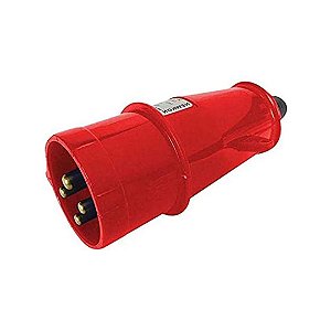 PLUG INDUSTRIAL 3P+T 32A 6H 380V / 440V VERMELHO