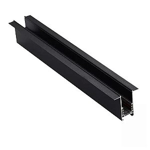 TRILHO PERFIL MAGNETICA SOBREPOR 25,9X51MM 2M PRETO