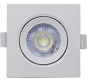 SPOT LED 5W QUADRADO 3000K