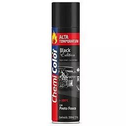 TINTA SPRAY ALTA TEMP. 350ML PRETO FOSCO