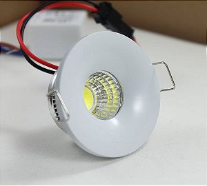 MINI SPOT LED 1W 3000K REDONDO