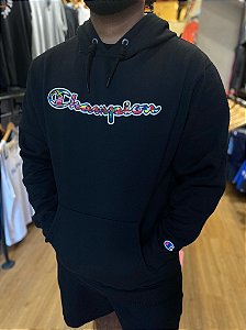 champion crew neck moletom com capuz