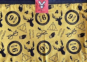 Plataforma 9 e 3/4 amarelo