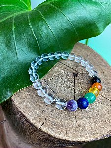 Pulseira Chakras | Resina Clear