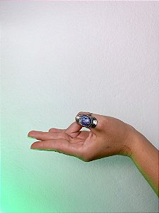 Anel Hippie Mudra | Quartzo Azul