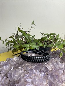 Pulseira de Couro | Preta