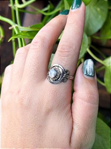 Anel Hippie Mudra | Madre  Pérola