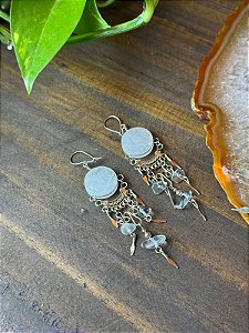 Brinco Hippie | Quartzo Clear