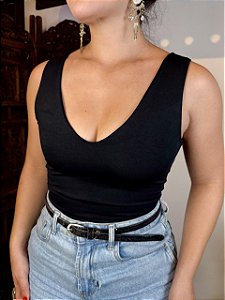 Cropped Jasmim | Preto