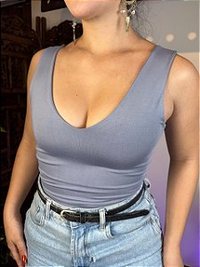 Cropped Jasmim | Cinza