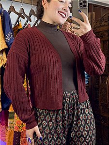 Cardigan Amy | Vinho
