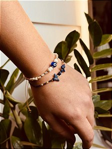 Kit Pulseiras Olho Grego | Azul
