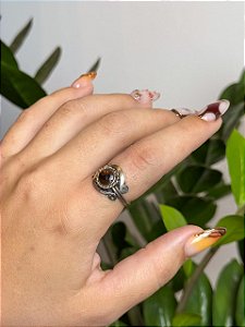 Anel Mudra | Obsidiana Marrom