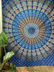 Colcha Indiana | Azul Casal